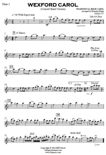 288 Wexford Carol Concert Band SAMPLE page 05