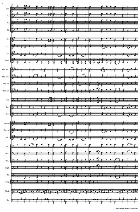 362 The Friendly Beasts Concert Band SAMPLE page 02