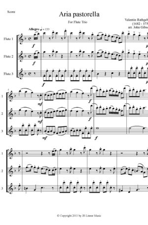 Shepherdess Song for Flute Trio