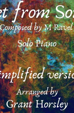 “Minuet” from Sonatine-Ravel. Solo Piano Simplified version.