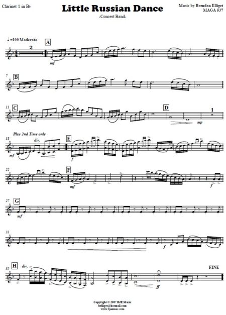 006 Little Russian Dance Concert Band SAMPLE page 06