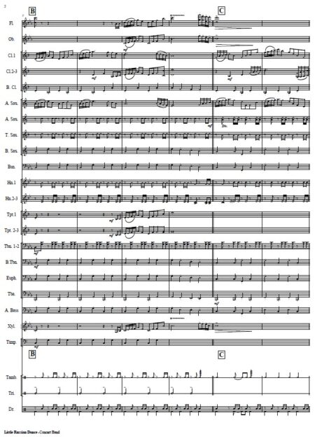 006 Little Russian Dance Concert Band SAMPLE page 02