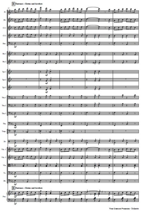 109 The Circus Parade Orchestra SAMPLE page 03