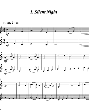 Carols for Two – 15 Carols for Horn or Trumpet/Horn Duet