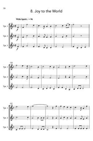 Carols for Three – 15 Carols for Trumpet Trio
