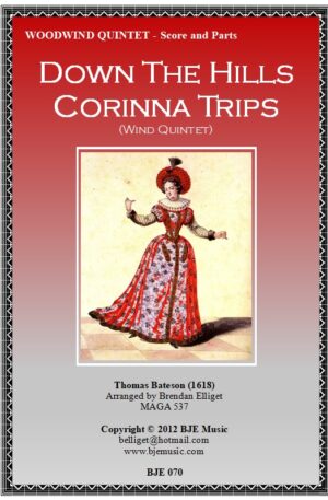 Down The Hills Corinna Trips – Woodwind Quintet