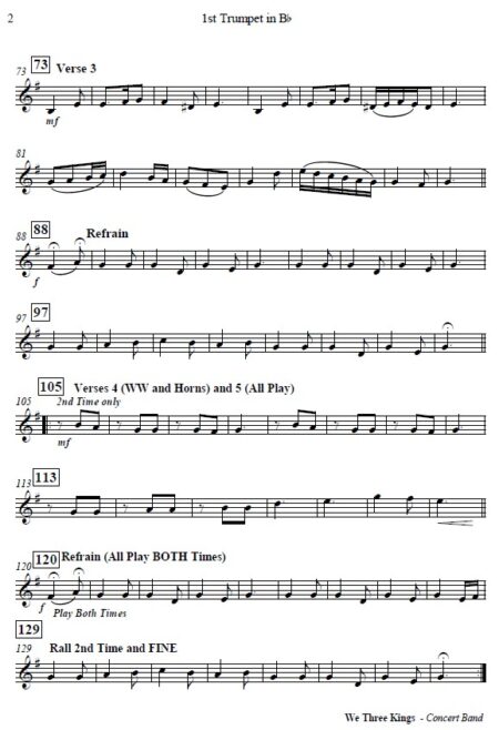144 We Three Kings Concert Band Orchestra SAMPLE page 05
