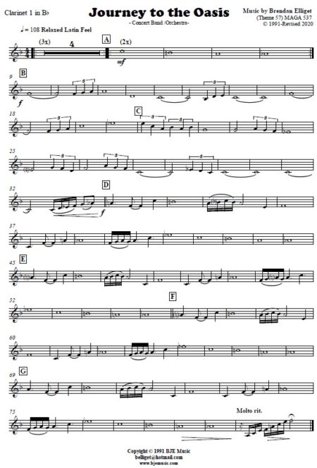 478 Journey to the Oasis Concert Band Orchestra SAMPLE page 08