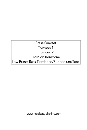 The 12 Days of Christmas – Jazz Carol for Brass Quartet