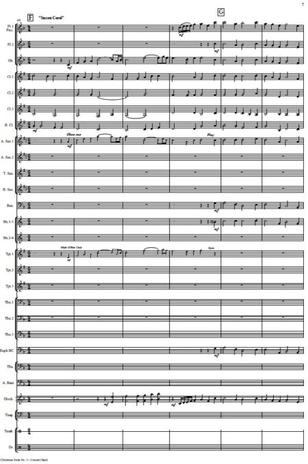 002 Christmas Suite No 3 Concert Band SAMPLE page 07