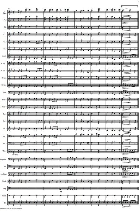 002 Christmas Suite No 3 Concert Band SAMPLE page 05