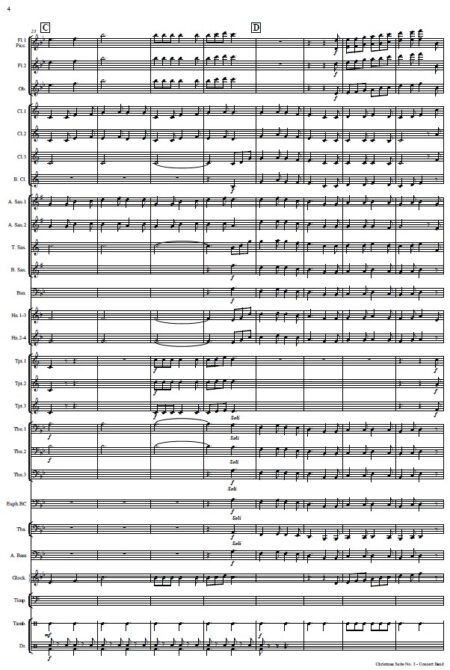 002 Christmas Suite No 3 Concert Band SAMPLE page 04