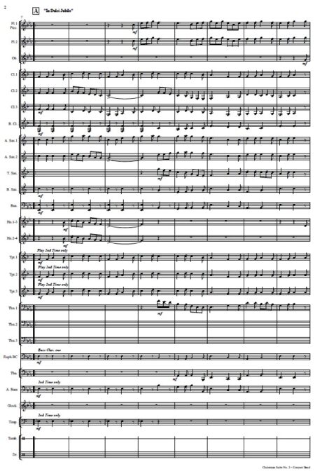 002 Christmas Suite No 3 Concert Band SAMPLE page 02