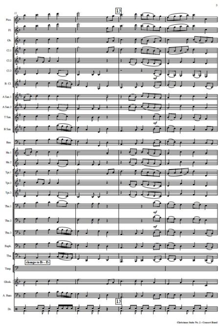 066 Christmas Suite No. 2 Concert Band SAMPLE page 03