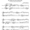 Go Tell It On The Mountain, for Clarinet Duet