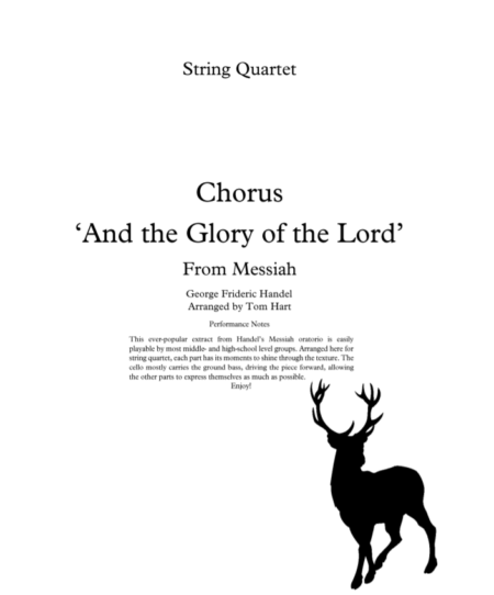 glory of the lord string quartet
