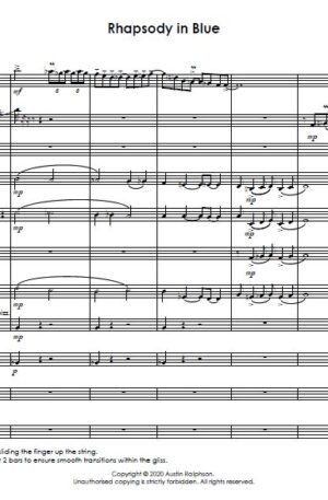 Rhapsody In Blue – string ensemble / string octet / string orchestra