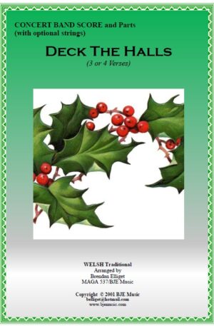 Deck the Halls – Concert Band (with optional String Parts)