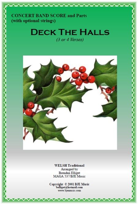 139 FC Deck The Halls CB with Strings