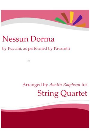 Nessun Dorma – string quartet