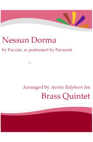 Nessun Dorma – brass quintet