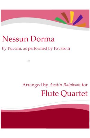 Nessun Dorma – flute quartet