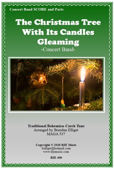 496 FC The Christmas Tree With Its Candles Gleaming Concert Band