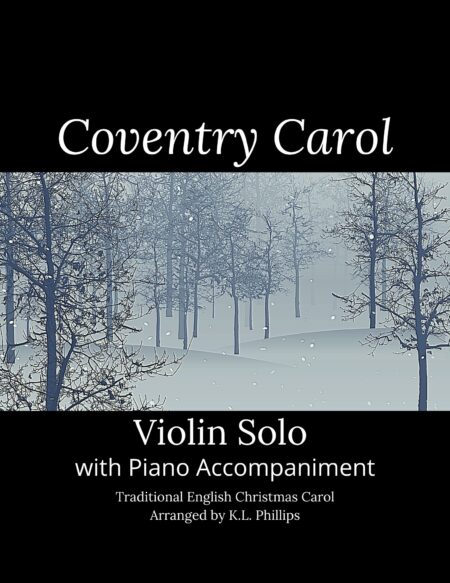 Coventry Carol - Violin Solo with Piano Accompaniment cover