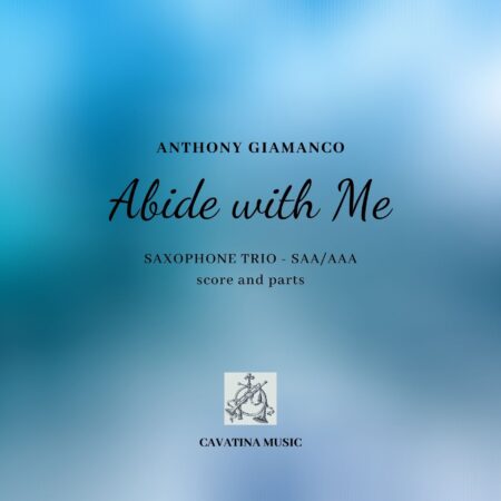 ABIDE WITH ME - sax trio