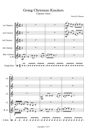 Going Christmas Krackers – Clarinet Choir