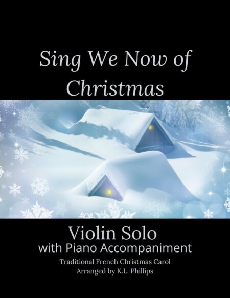 Sing We Now of Christmas - Violin Solo with Piano Accompaniment cover