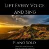 Lift Every Voice and Sing - Piano Solo cover