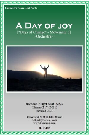 A Day of Joy (“Days of Change” – Mov.3) – Orchestra
