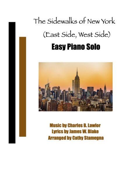 Easy Piano The Sidewalks of New York title JPEG