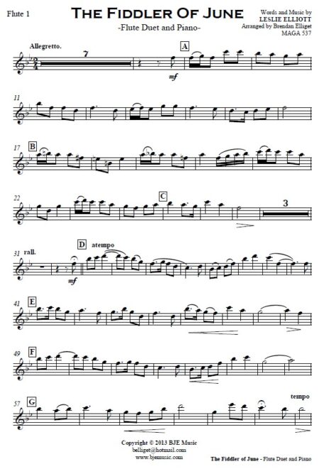 483 The Fiddler of June Flute Duet and Piano SAMPLE page 04