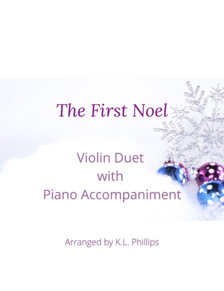 The First Noel - Violin Duet with Piano Accompaniment cover