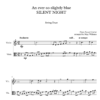 An ever-so-slightly blue SILENT NIGHT, for Violin and Viola