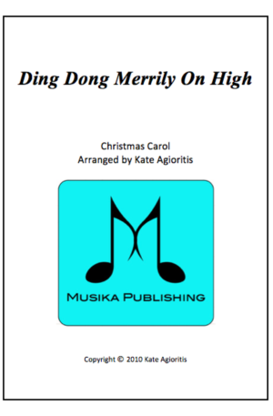 Ding Dong Merrily on High – Jazz Carol for Brass Quartet