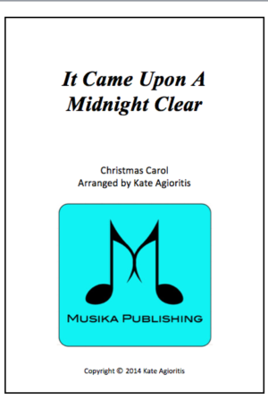 It Came Upon A Midnight Clear – Jazz Carol for Clarinet Quartet