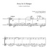 Away In A Manger, for Clarinet Duet