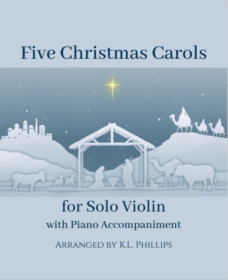 Five Christmas Carols for Violin Solo with Piano Accompaniment webcover