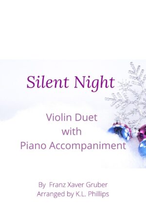 Silent Night – Violin Duet with Piano Accompaniment
