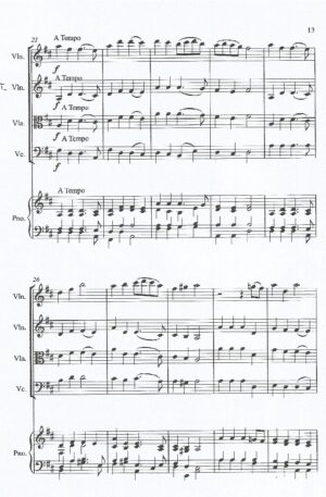 10 Christmas Carols- String Trio+ Piano