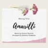 Amarilli - string trio (cover page)