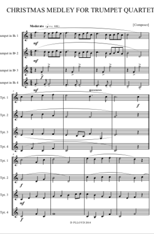 Christmas Medley – Trumpet Quartet