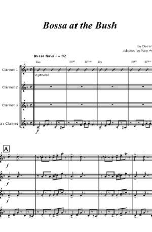 Bossa at the Bush – Clarinet Quartet