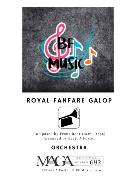 Royal Fanfare Galop Orchestra Cover 1