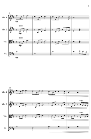 The Skye Boat Song – for String Quartet