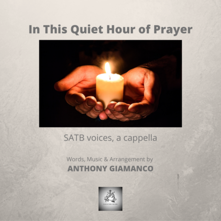In This Quiet Hour of Prayer - SATB, a cap. (cover pg.)