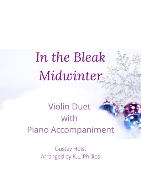 In the Bleak Midwinter - Violin Duet with Piano Accompaniment webcover